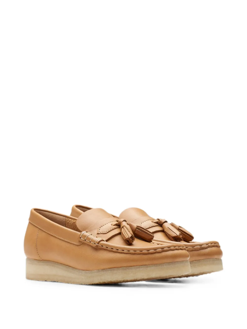 Clarks Originals Wallabee tassel-detail leather loafers Bruin