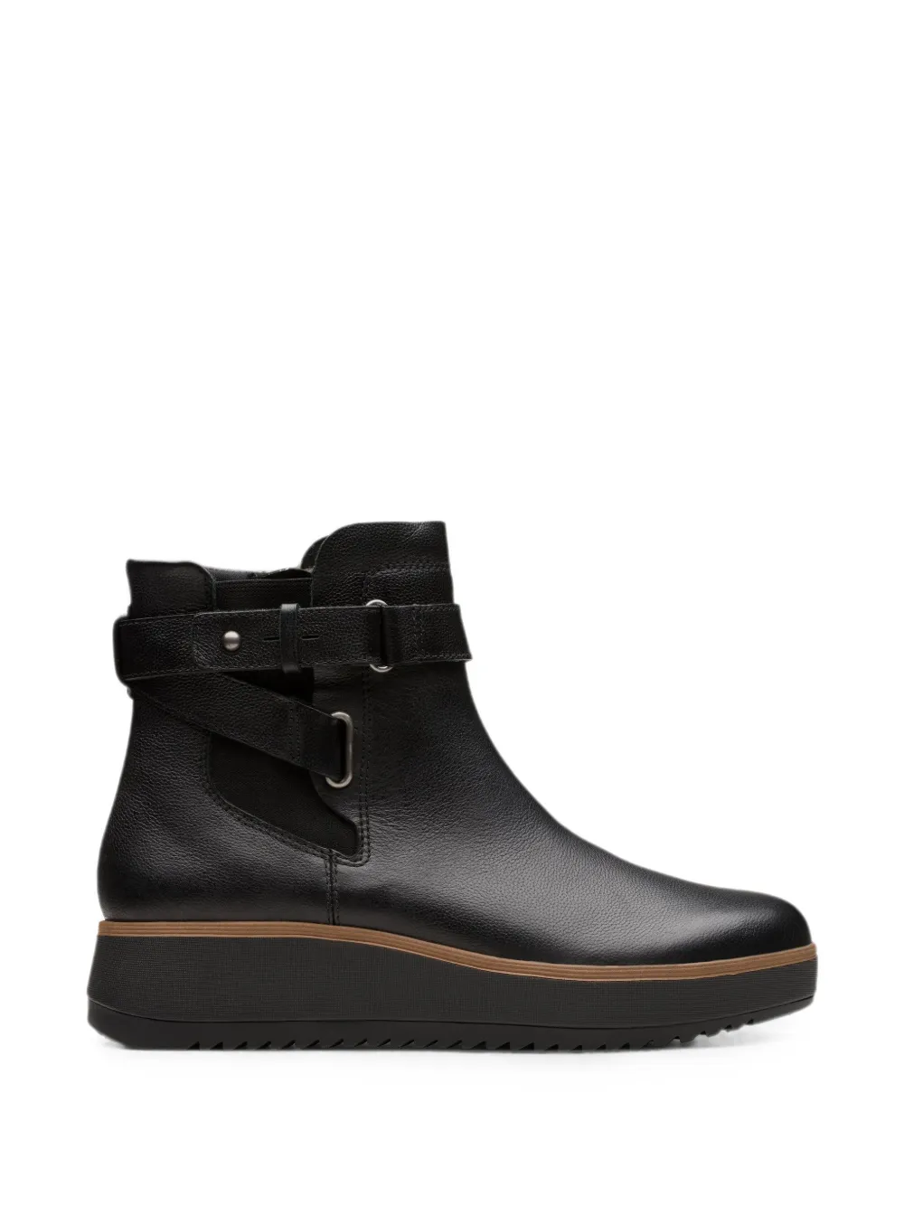 Clarks Originals Zylah Faye leather ankle boots Zwart