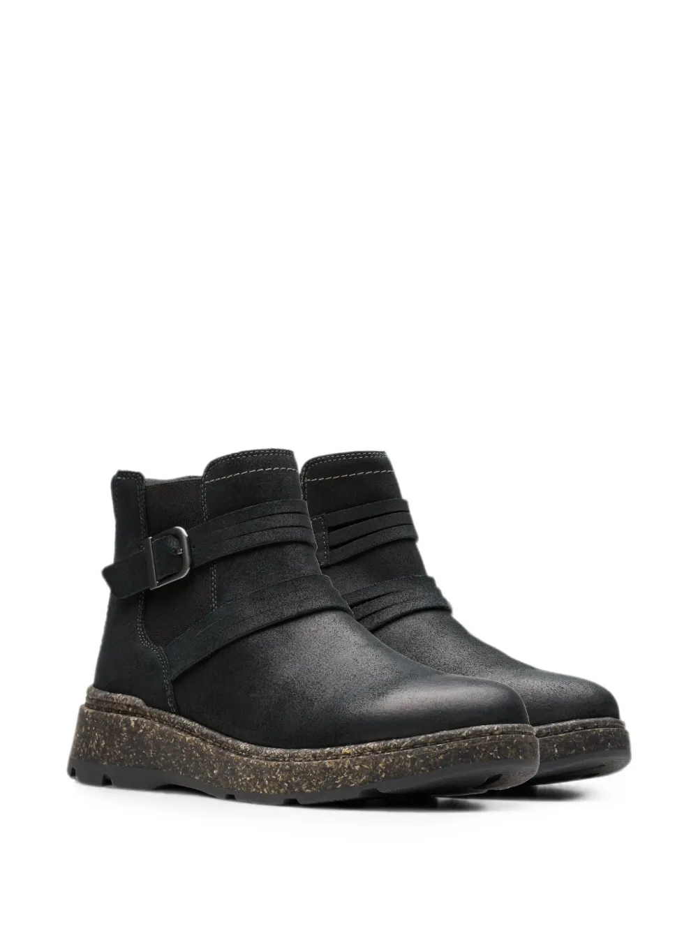 Clarks Originals Noralyn Strap suede ankle boots Zwart