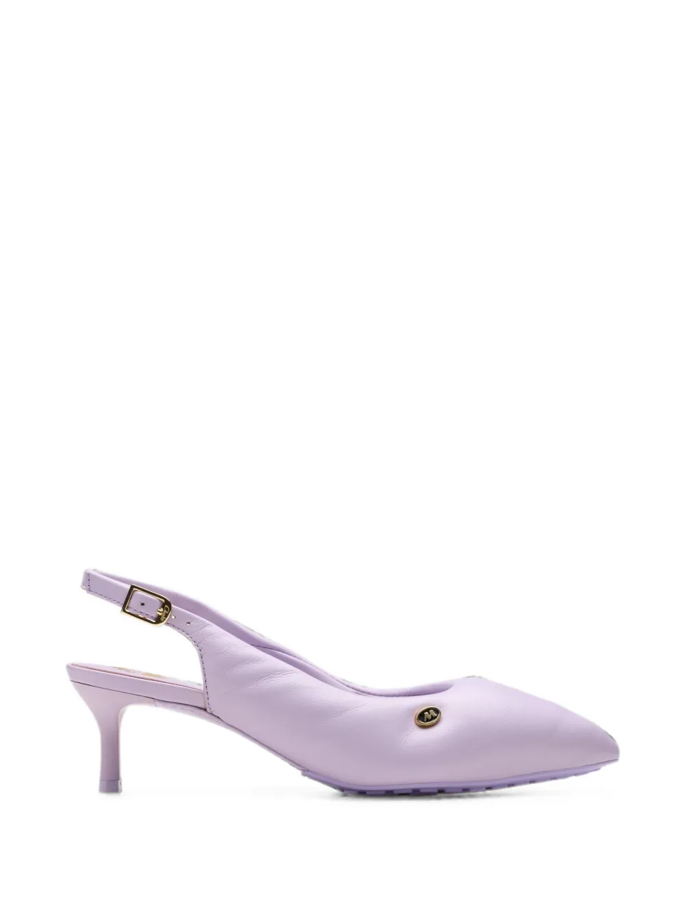 Clarks Originals x Martine Rose Cur Sling 1 leather slingback heeled pumps Paars