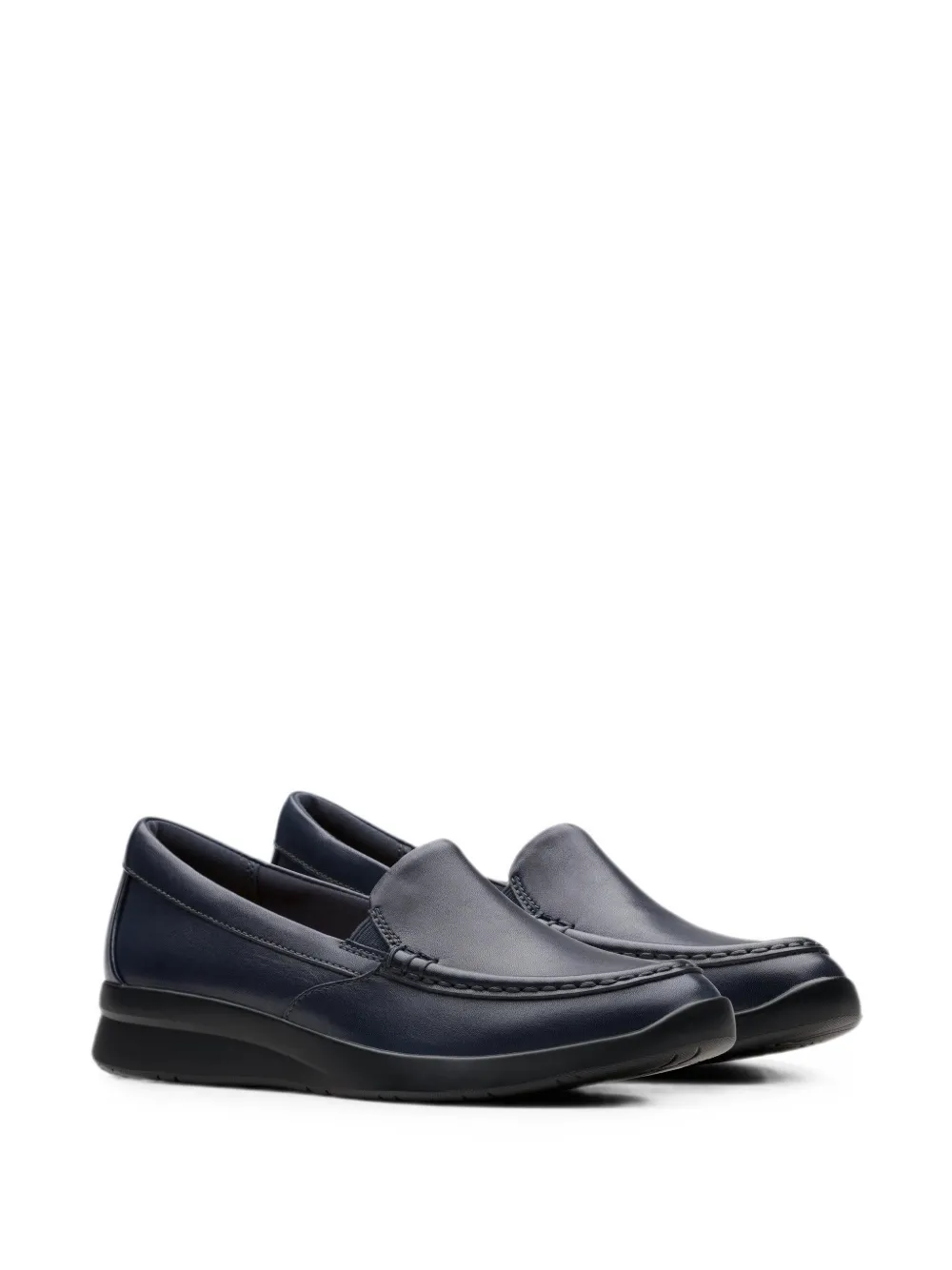 Clarks Originals Ellowyn Lux leren loafers Blauw