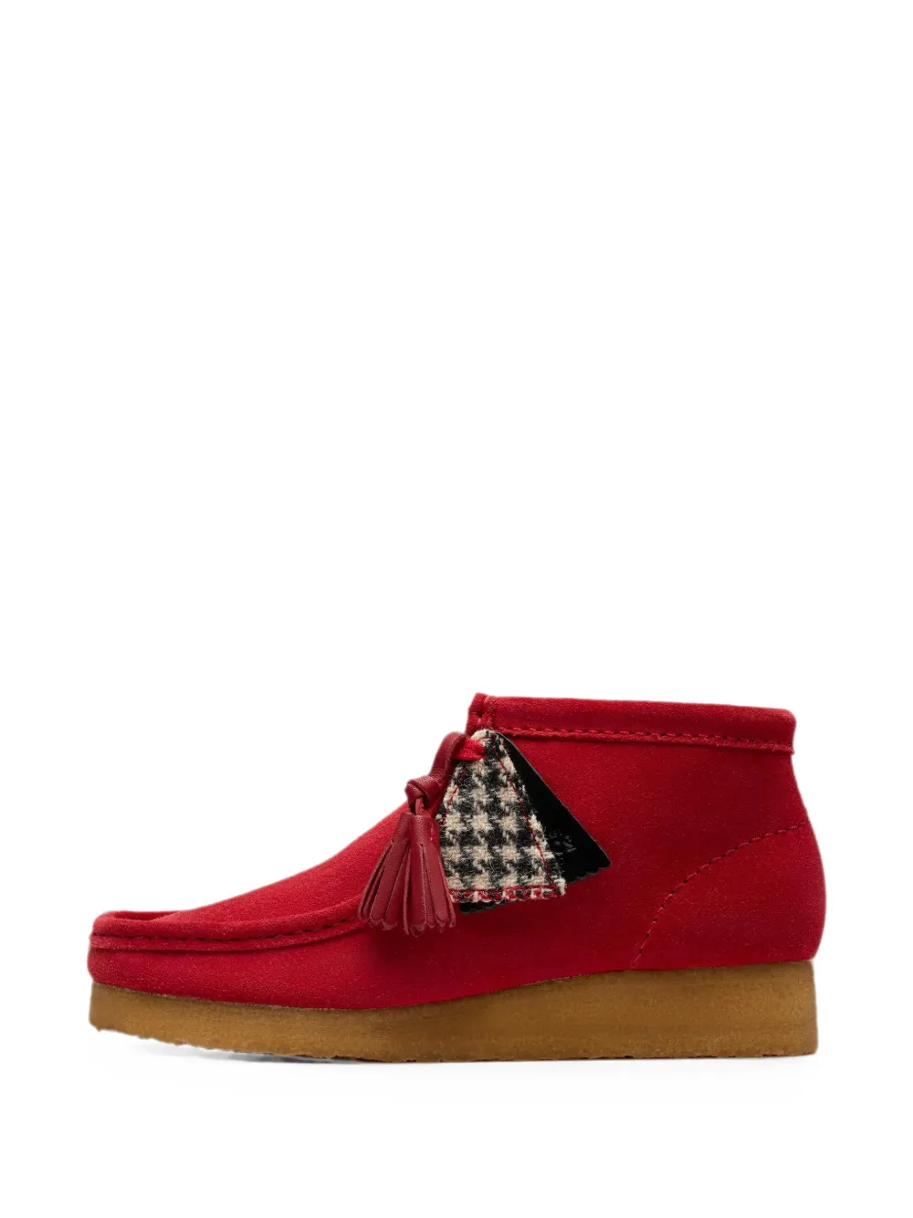 Clarks Originals Wallabee tassel-detail ankle boots Rood