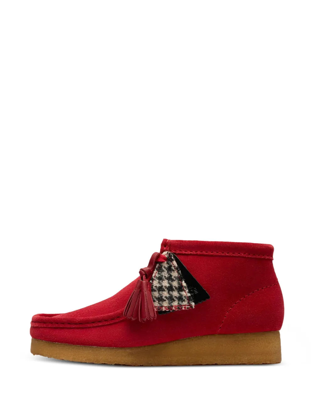 Clarks Originals Wallabee tassel-detail ankle boots Rood
