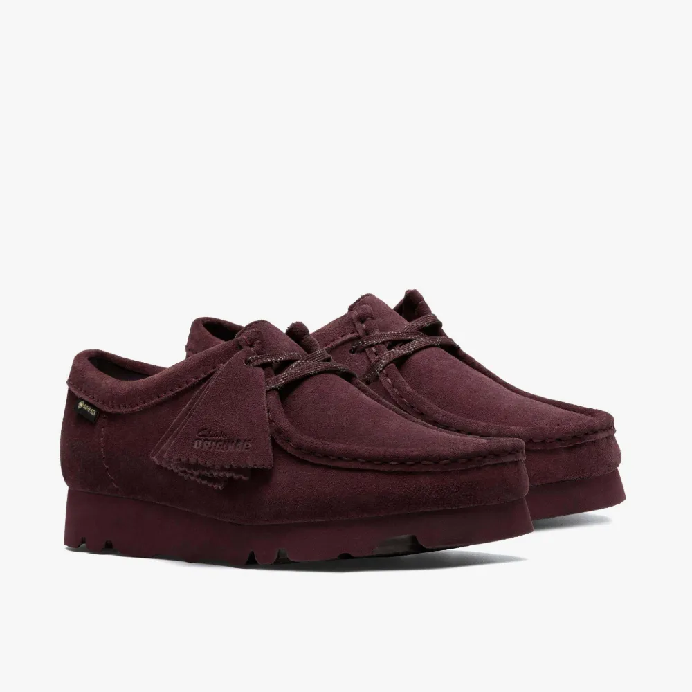 Clarks Originals Wallabee GTX lace-up shoes Paars