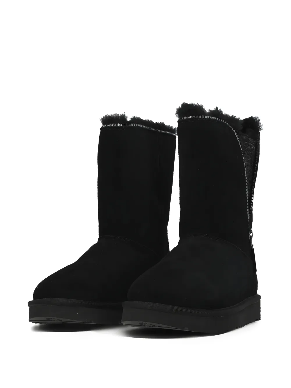 UGG Classic Zip sequin-embellished boots Zwart