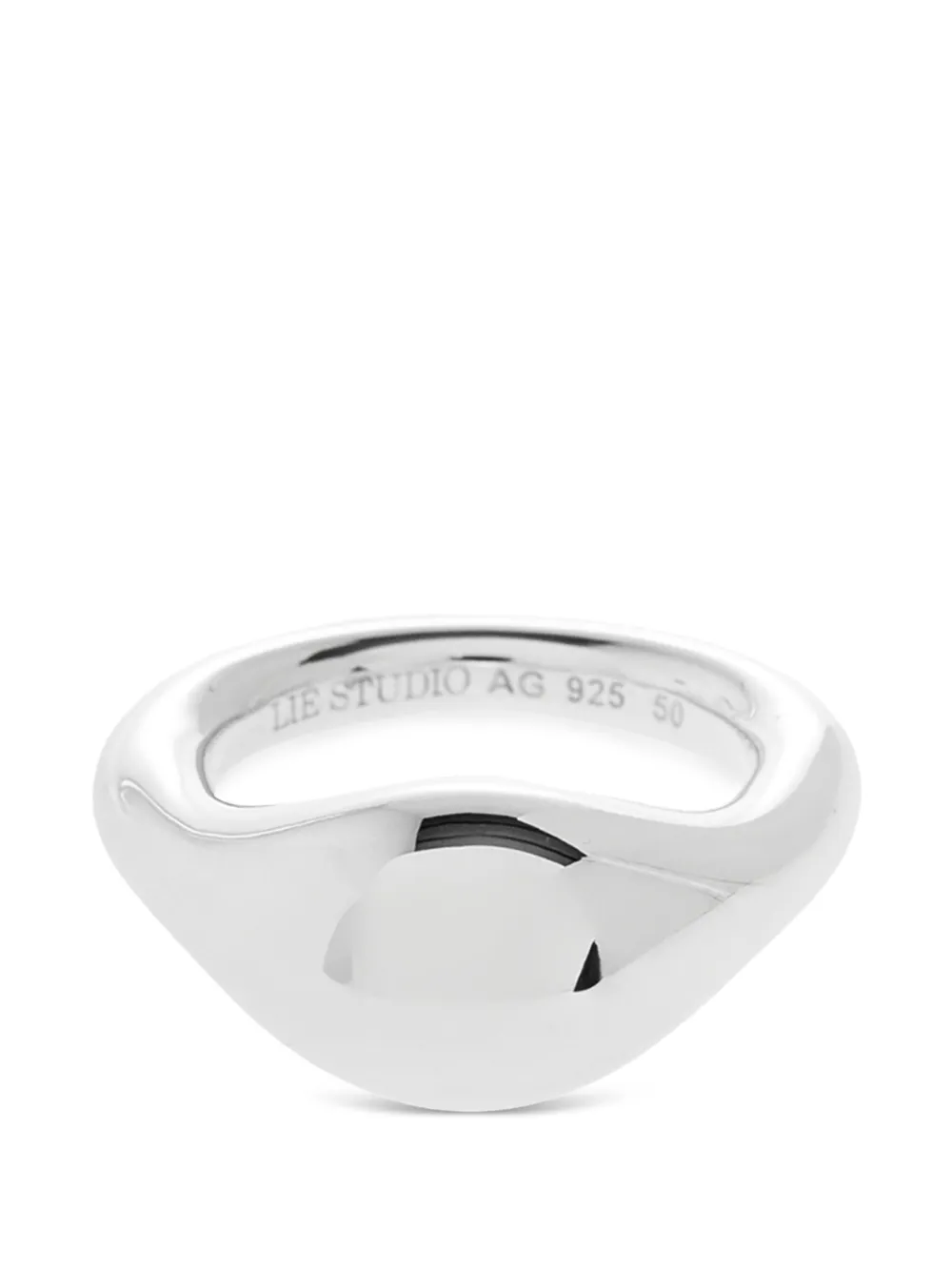 Lie Studio Chloe Ring In Metallic