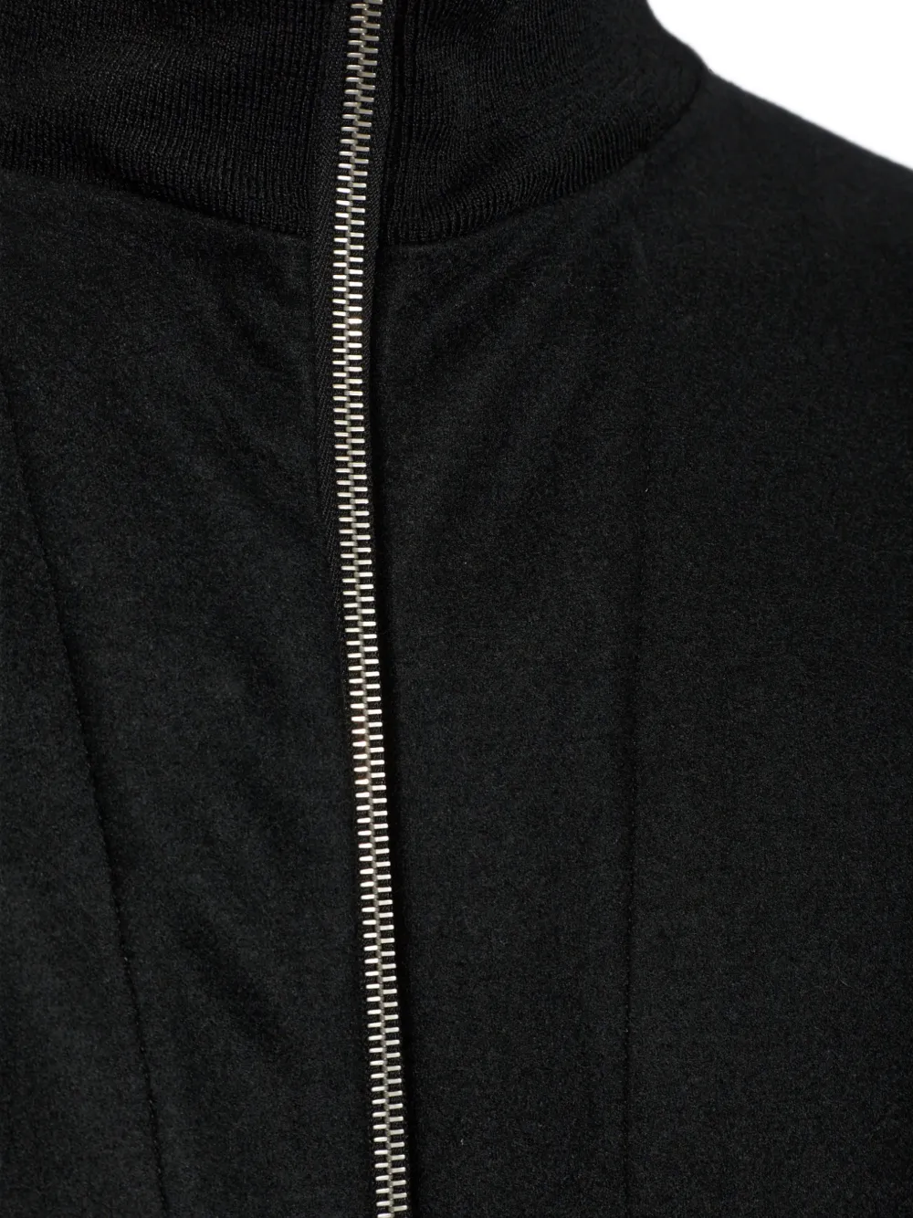 Jil Sander Jack met hoge hals Zwart