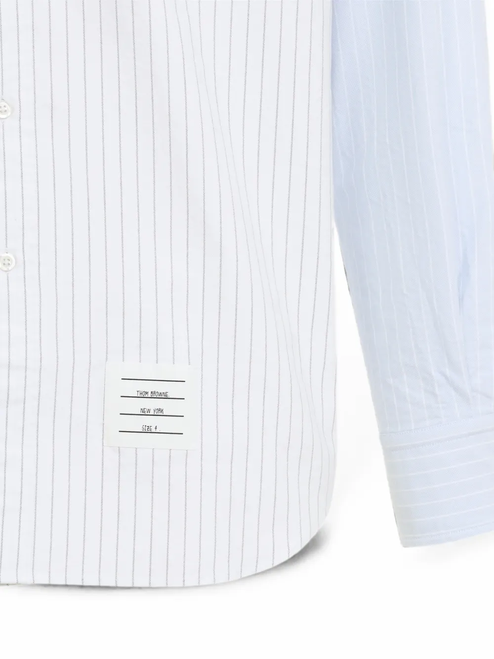 Thom Browne Overhemd met krijtstreep Wit