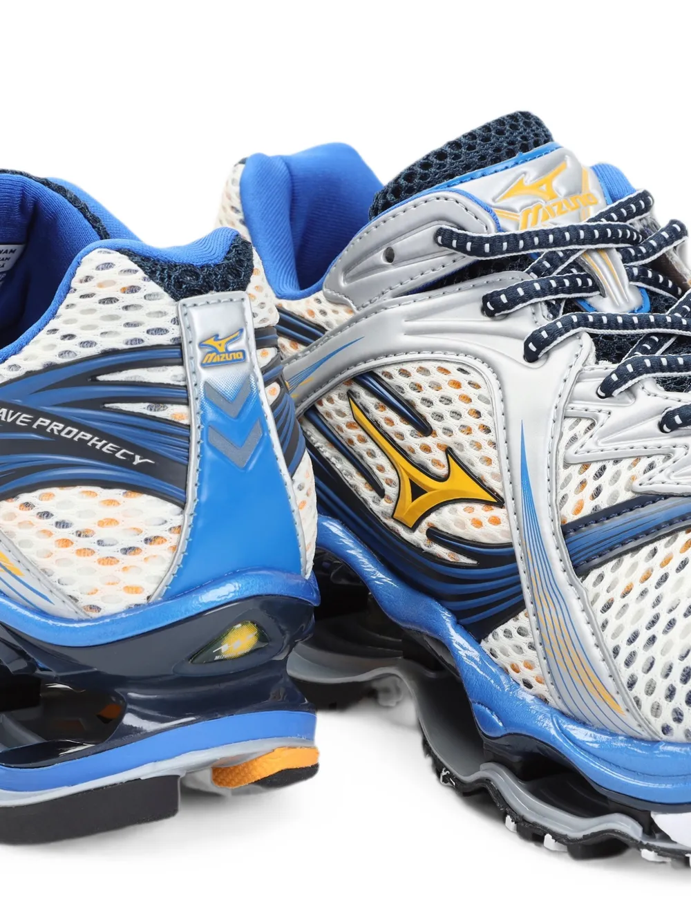 Mizuno Wave Prophecy 1 logo-patch low-top sneakers Wit