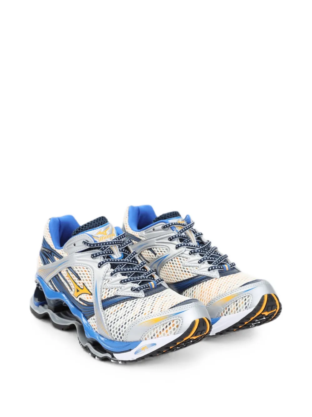 Mizuno Wave Prophecy 1 logo-patch low-top sneakers Wit