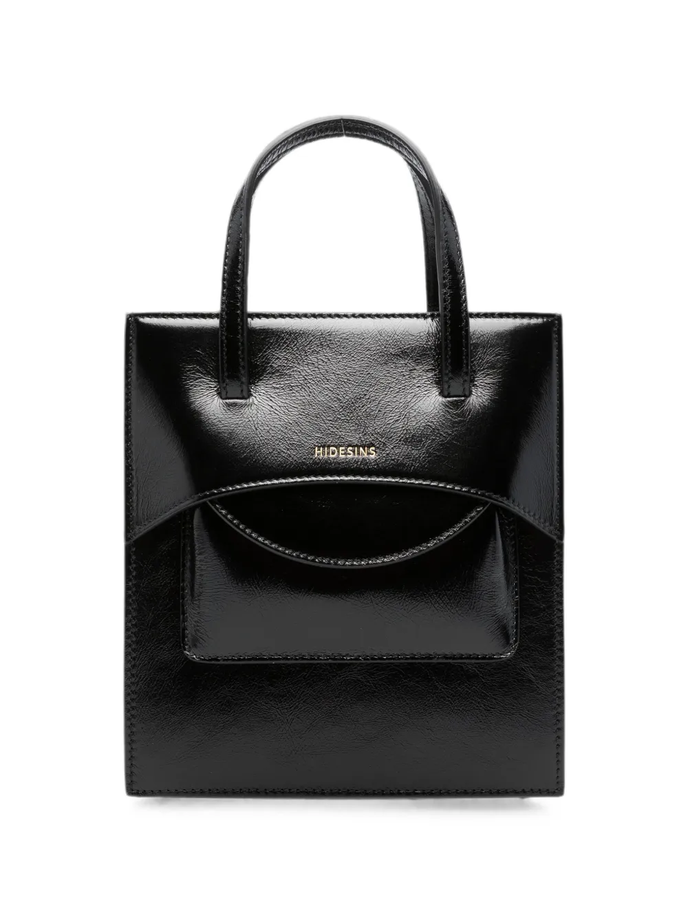 HIDESINS Pocket logo-print tote bag