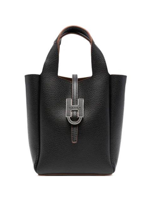 Hogan mini logo-plaque tote bag