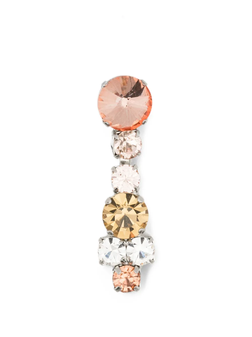 Forte Forte crystal-embellished drop earrings - Argento