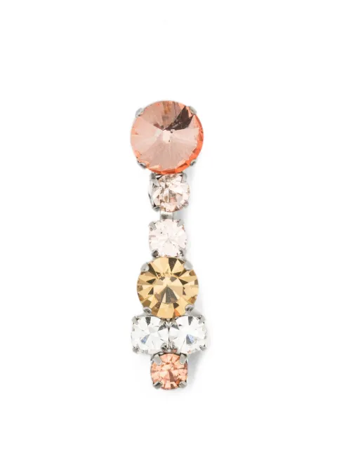 Forte Forte aretes con detalles de cristal