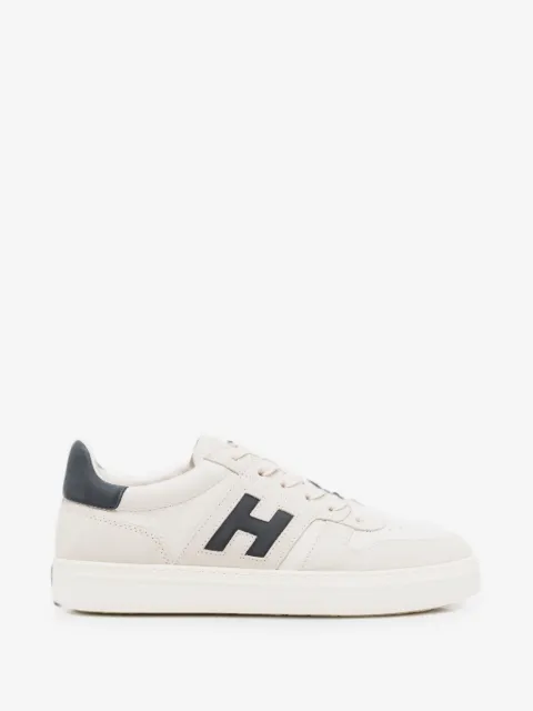 Hogan H-TV logo-patch panelled sneakers