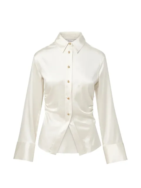 Veronica Beard ruched long sleeve shirt
