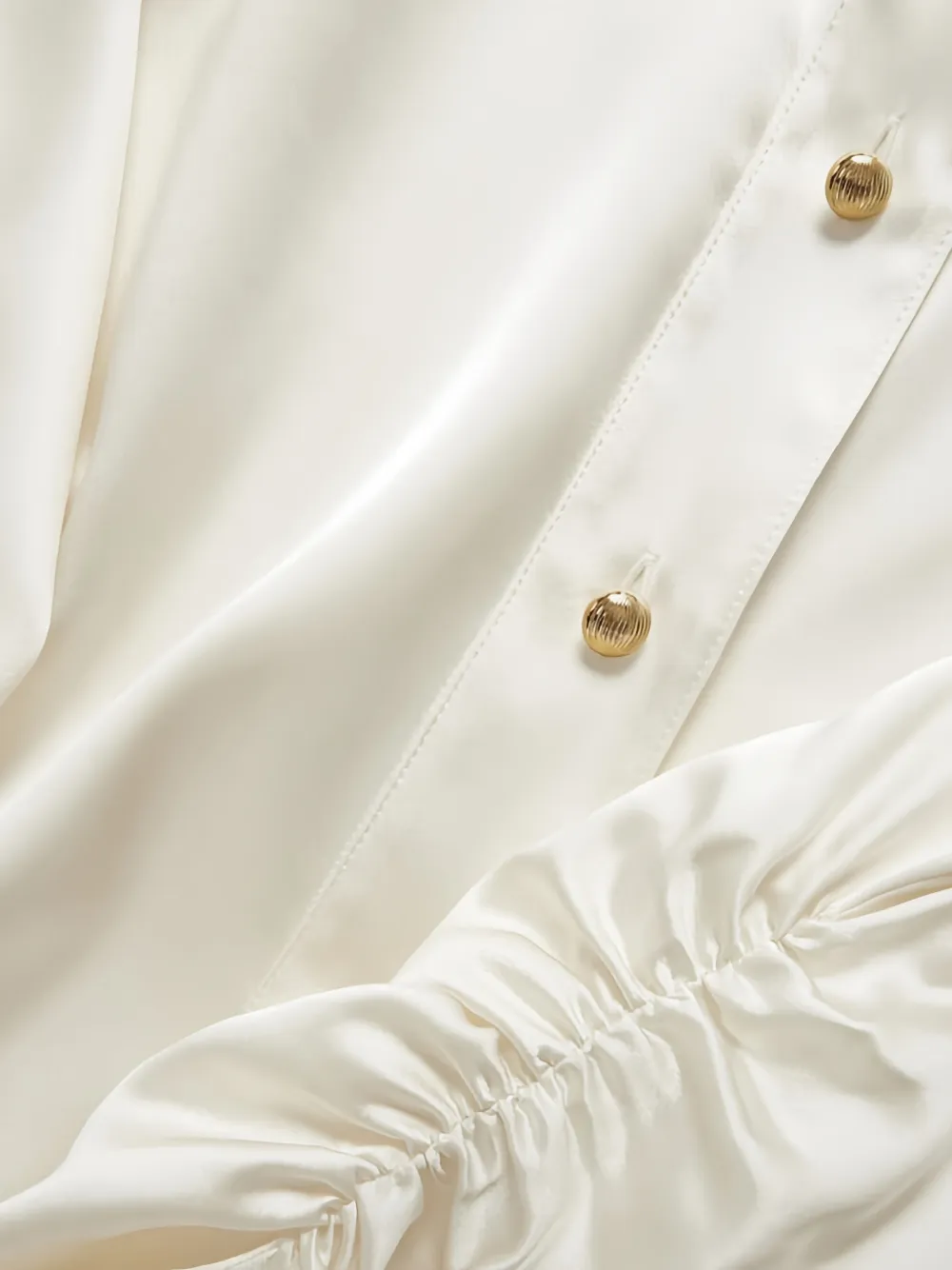 Veronica Beard Blouse met ruchemouwen Wit