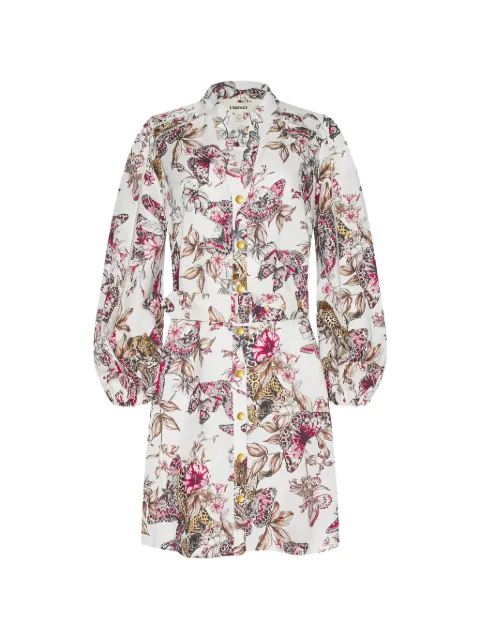L'Agence Kiersten butterfly-print mini dress