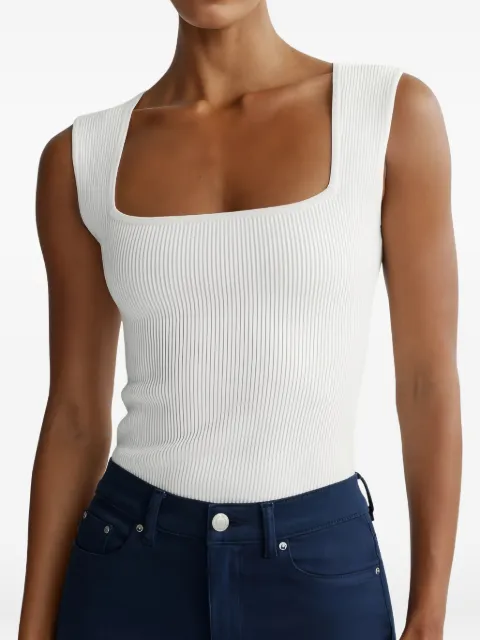 DL1961 ribbed square-neck top