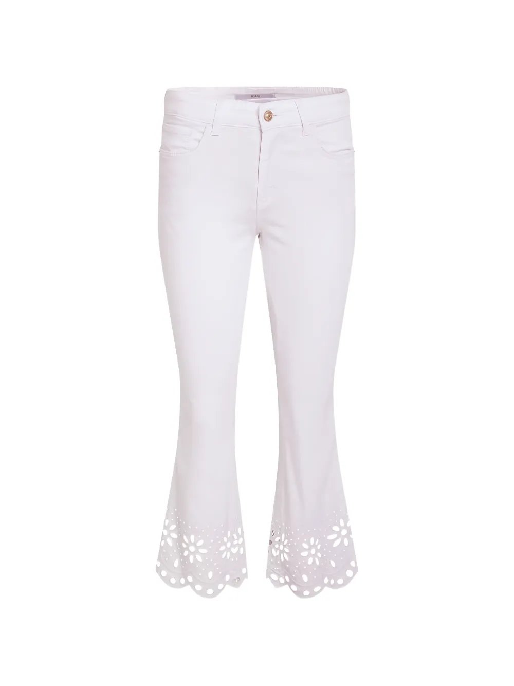 Mac Jeans Ausgestellte Jeans - Weiß