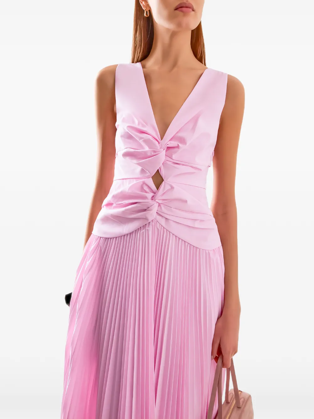 SIMKHAI Vivianne midi-jurk Roze