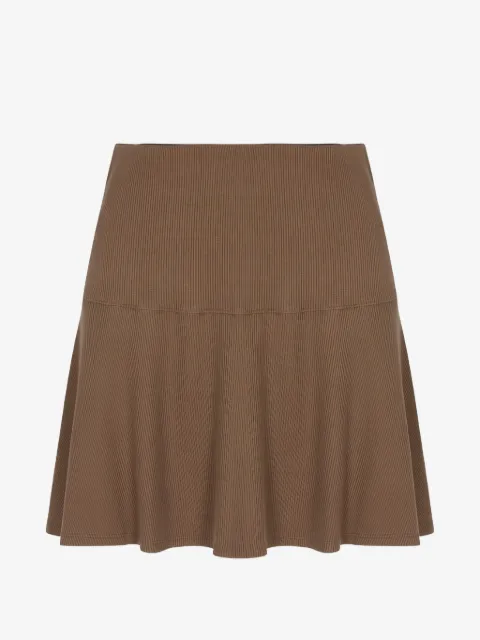 Sprwmn Jane ribbed mini skirt