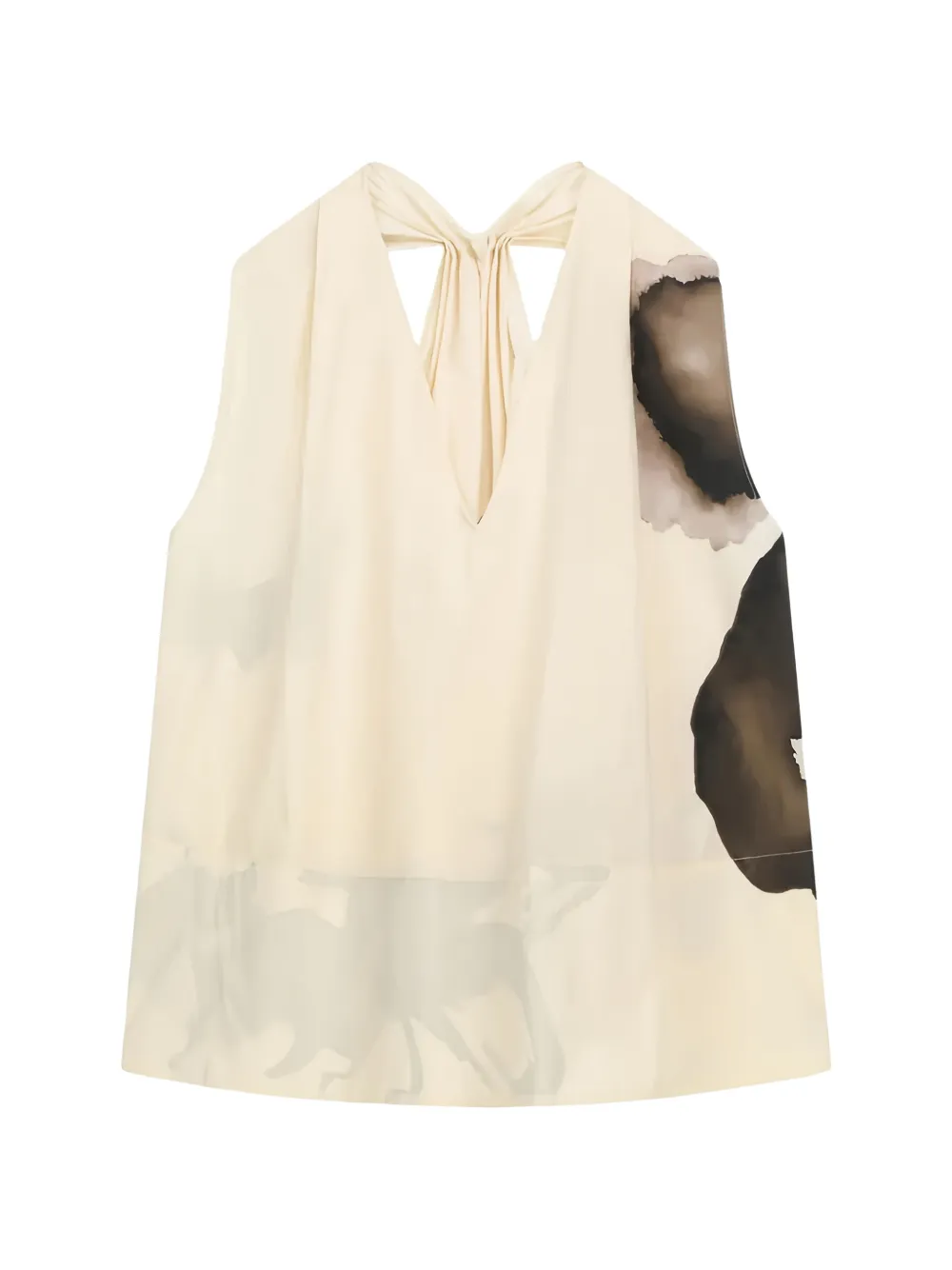 Liviana Conti Blusa con scollo a V - Toni neutri