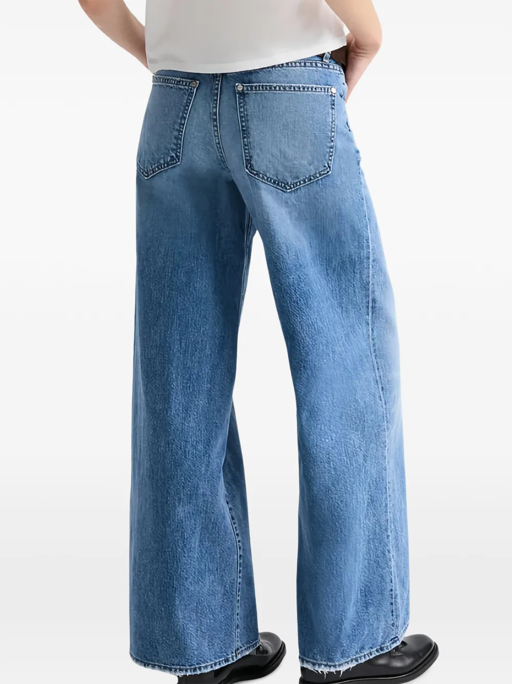 TWP Tiny Dancer jeans met wijde pijpen Blauw
