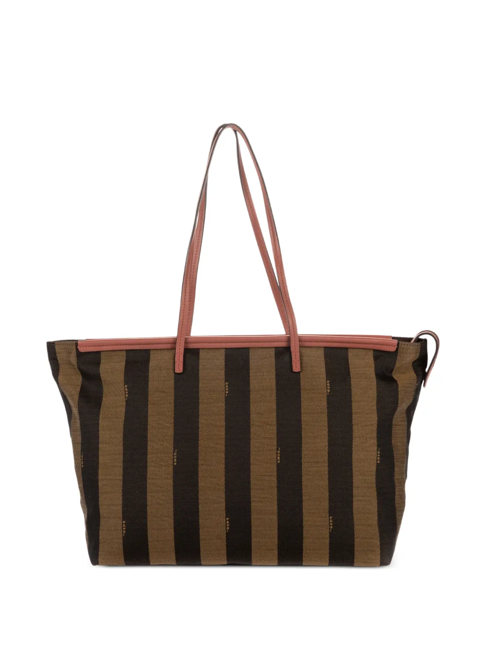 Fendi Pre-Owned Pequin zip shoulder bag - Black