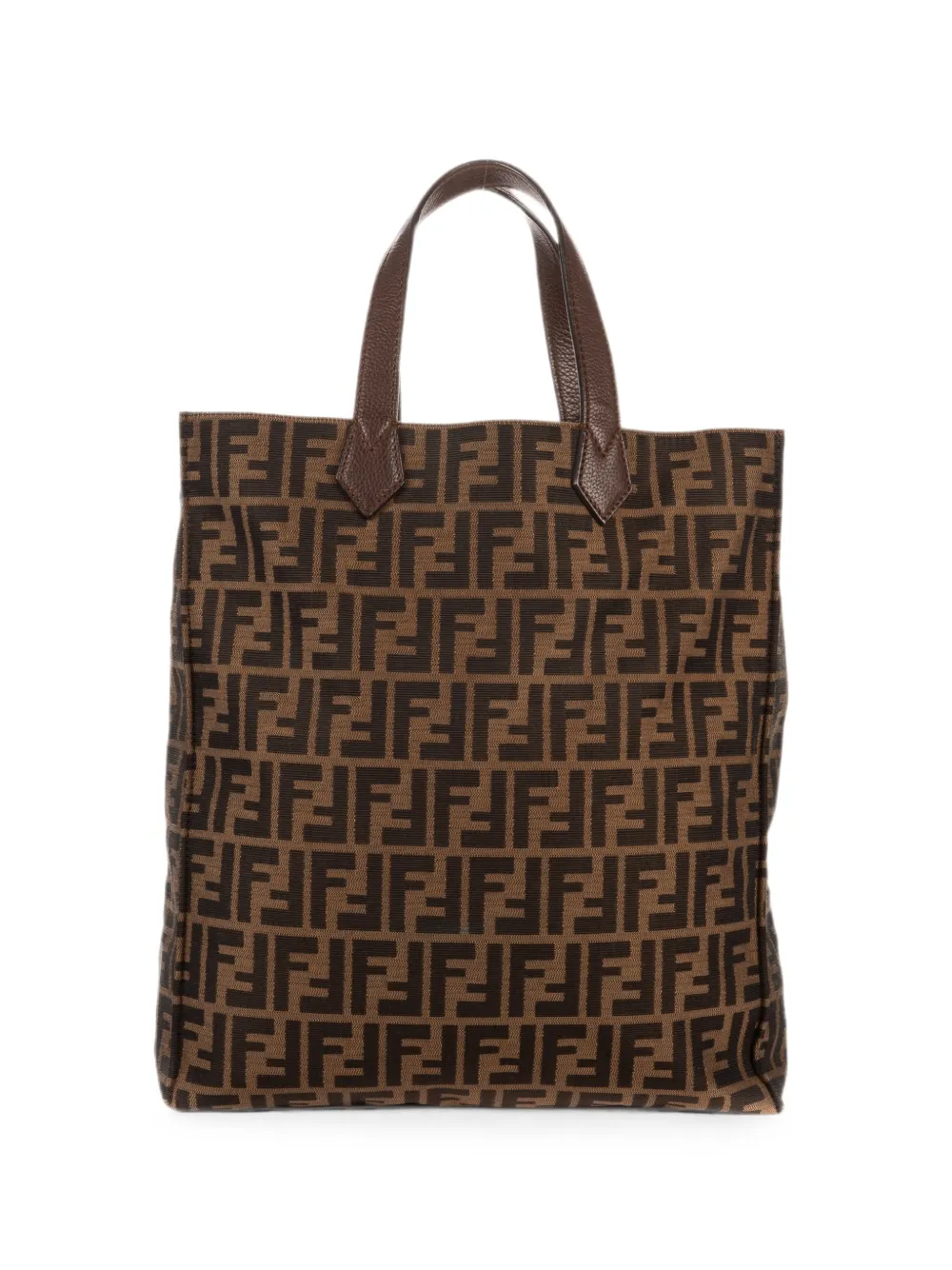 Fendi Pre-Owned Zucca canvas tote bag - Marrone