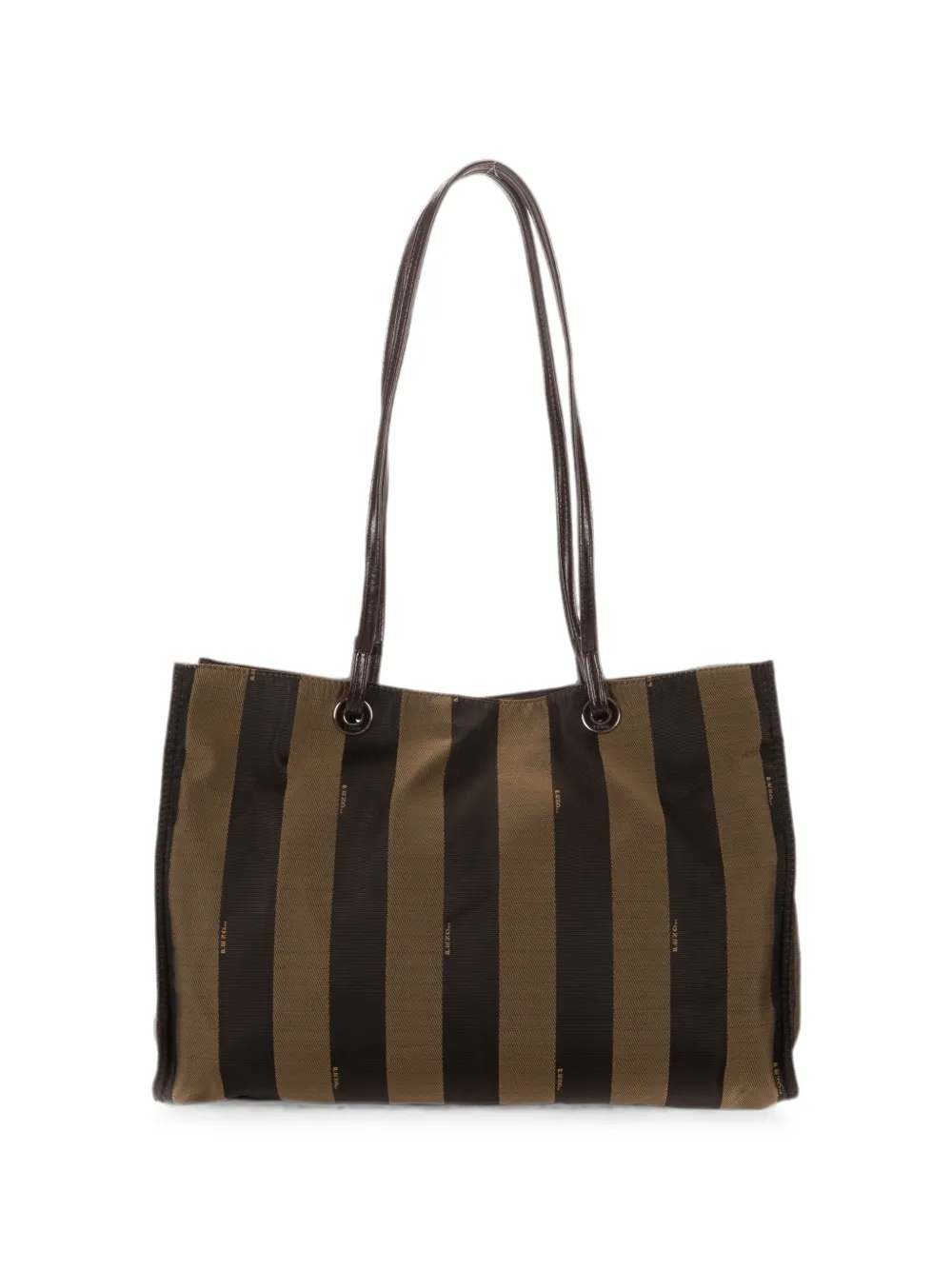 Fendi Pre-Owned Pequin shopper shoulder bag - Black