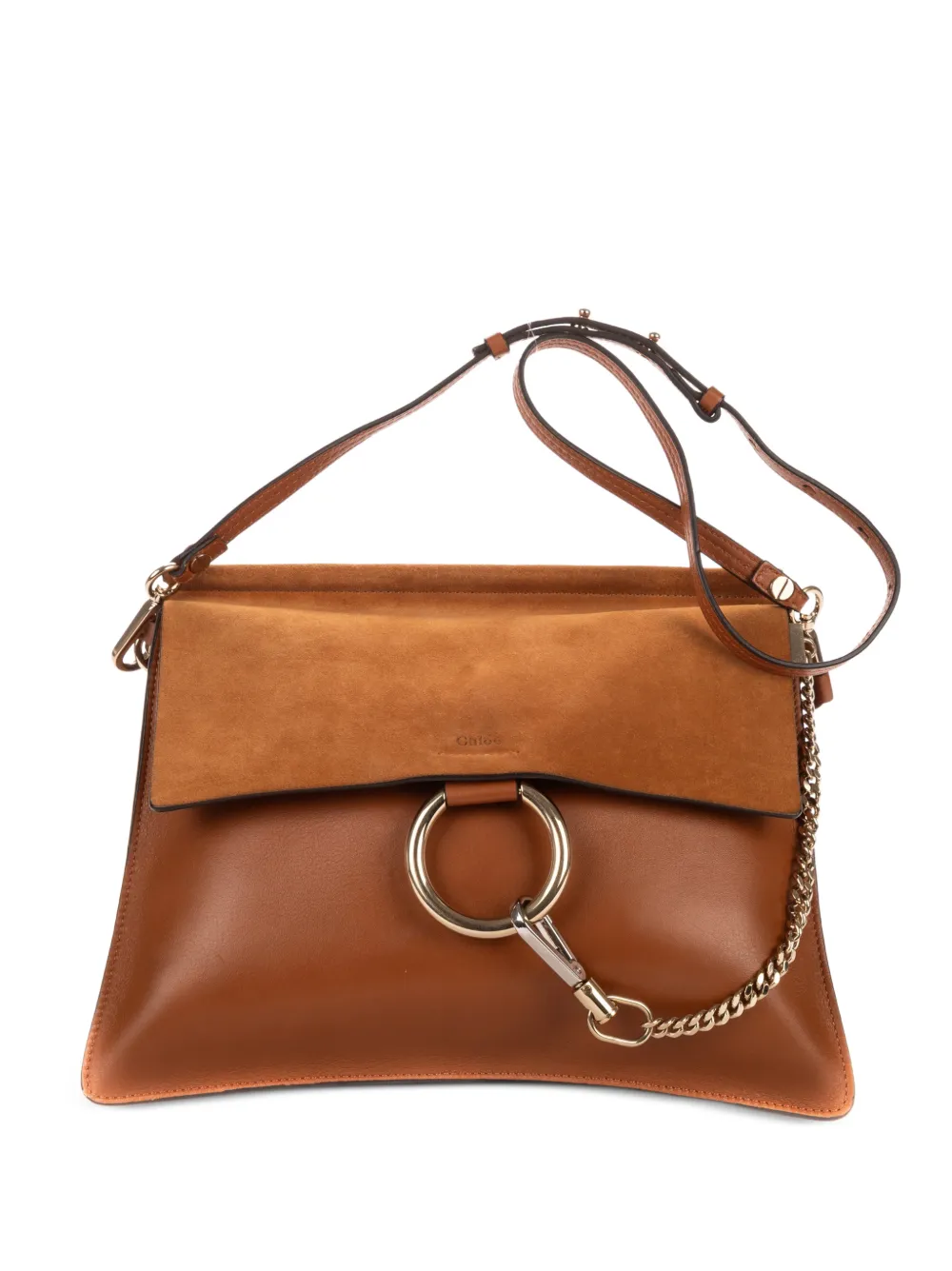 Chloé Pre-Owned Faye cross bodi bag - Brown