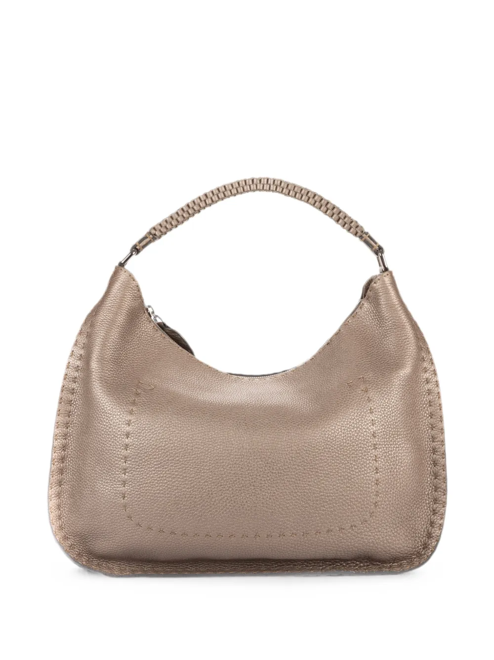 Fendi Pre-Owned Selleria whipstitch tote bag - Grau
