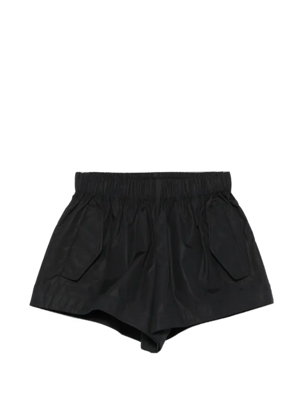 WARDROBE.NYC Elasticated-waistband Shorts in Black