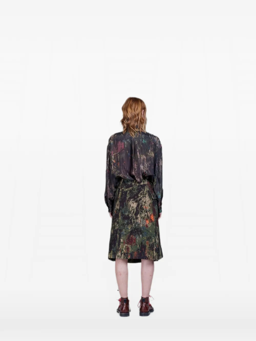 Henrik Vibskov Gobelin Swamp Carry rok Groen
