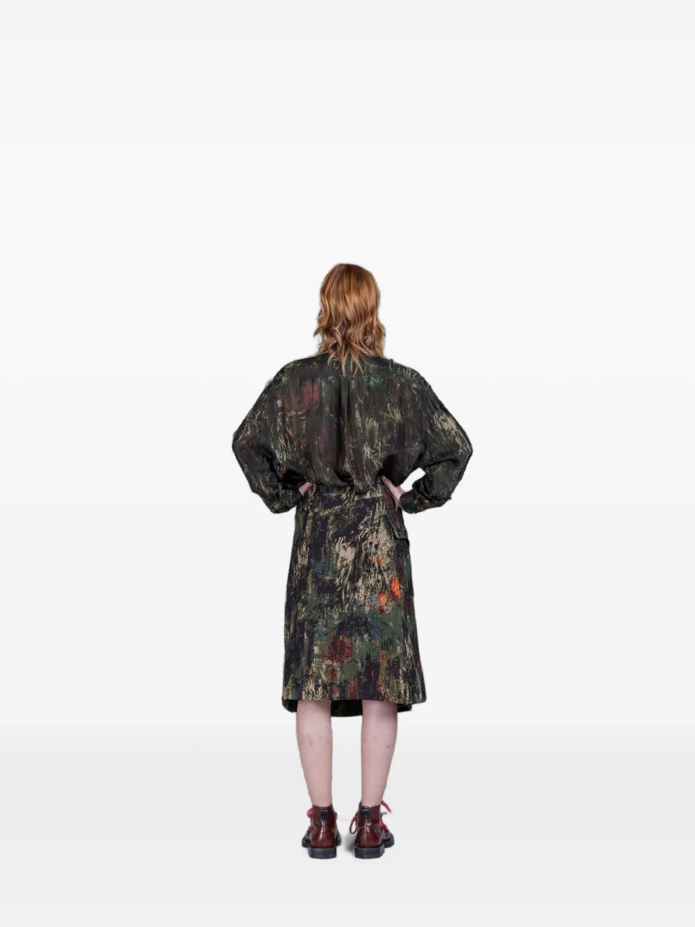 Henrik Vibskov Gobelin Swamp Carry rok Groen