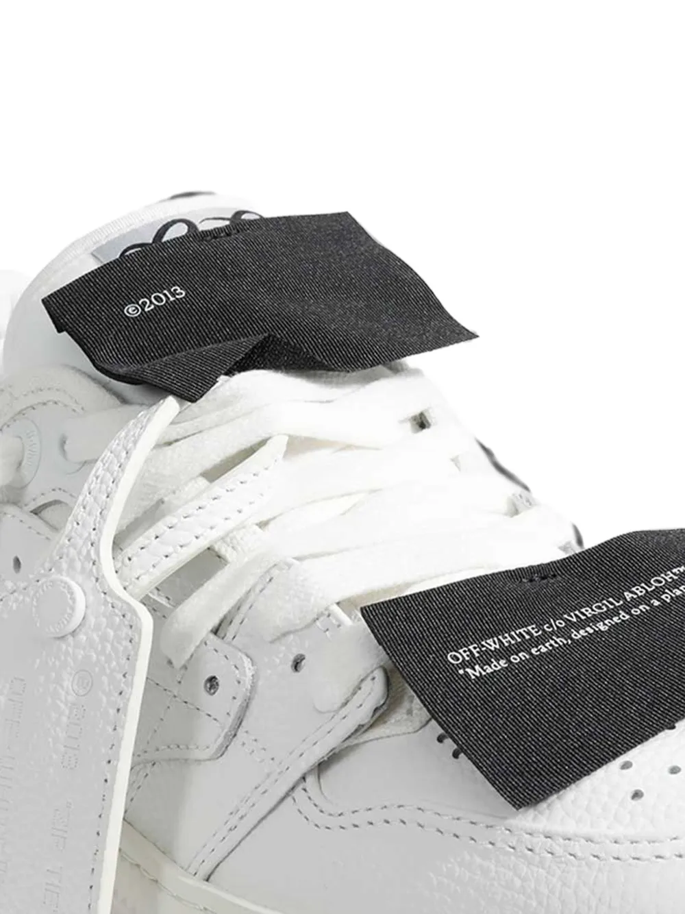 Off-White 3.0 Court lace-up sneakers Wit