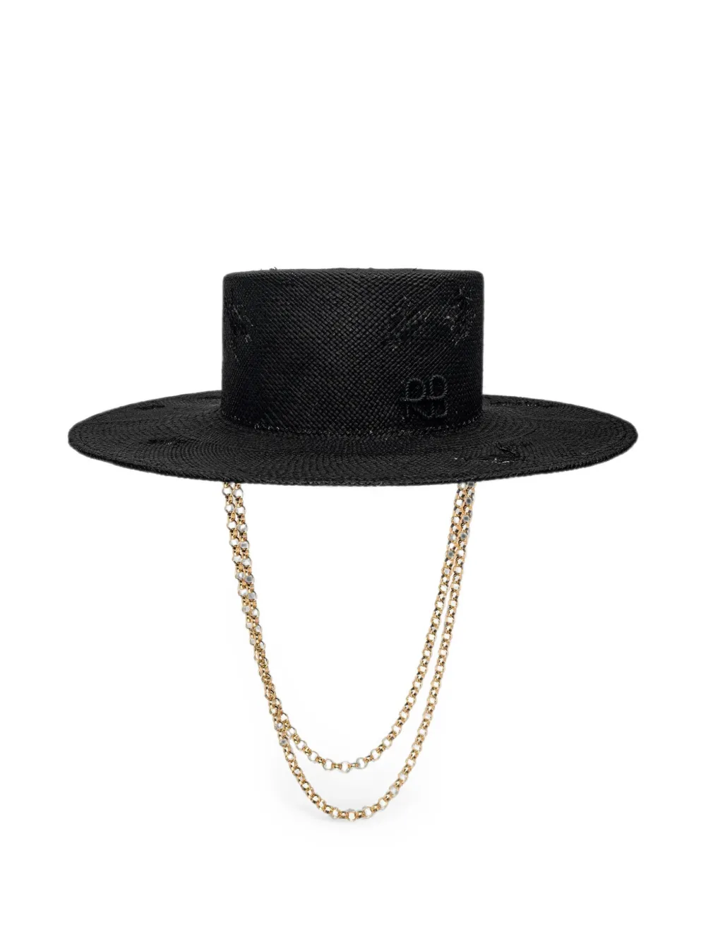 Ruslan Baginskiy Cappello con doppia catena - Nero