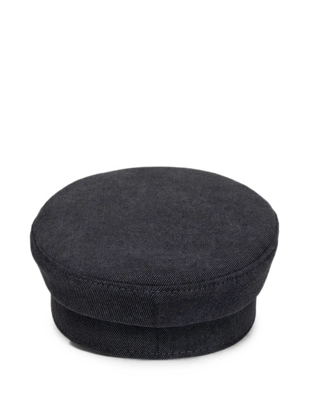 Ruslan Baginskiy Baker Boy gerafelde denim pet Zwart