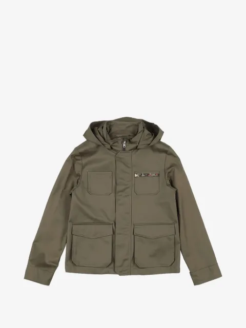 Herno Kids multi-pocket hooded jacket