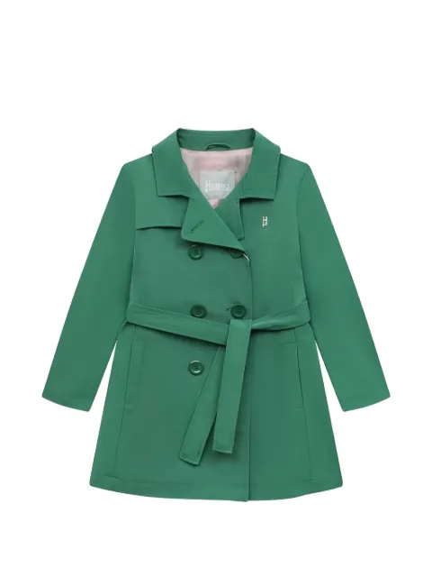 Herno Kids double-breasted belted coat
