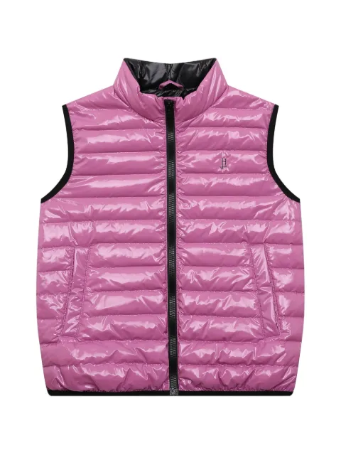 Herno Kids quilted glossy vest jacket