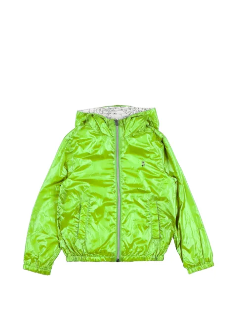 Herno Kids hooded zip-up jacket