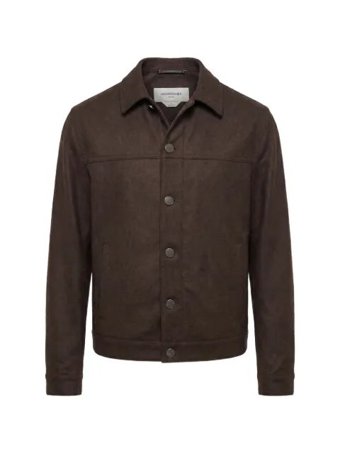 Jacob Cohën button-fastening wool shirt jacket