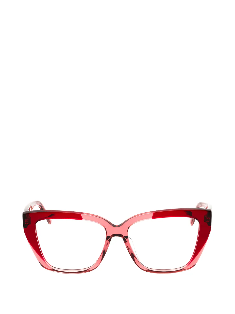 Ferragamo cat-eye full rim glasses - Rosso