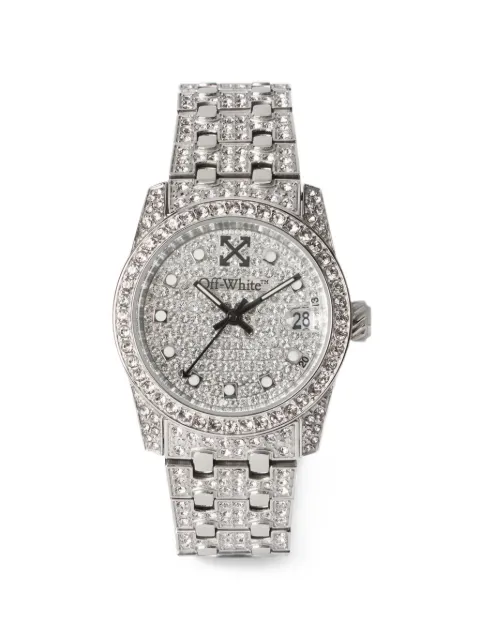 Off-White Discreet pavé 32mm watch