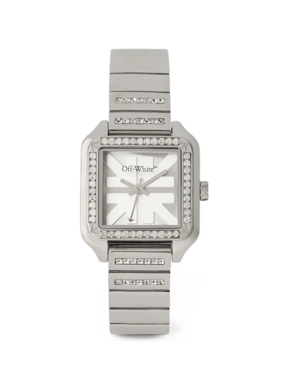Off-White After Hours pavé 31.5mm watch - Bianco