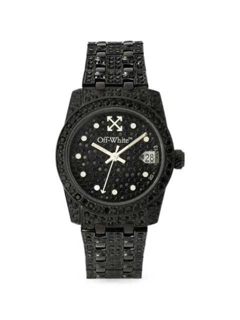 Off-White Discreet pavé 32mm watch
