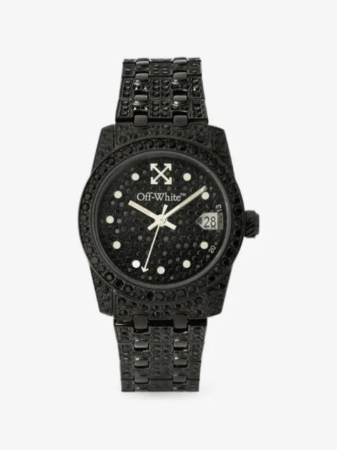 Off-White Discreet Pavé-Armbanduhr 32mm