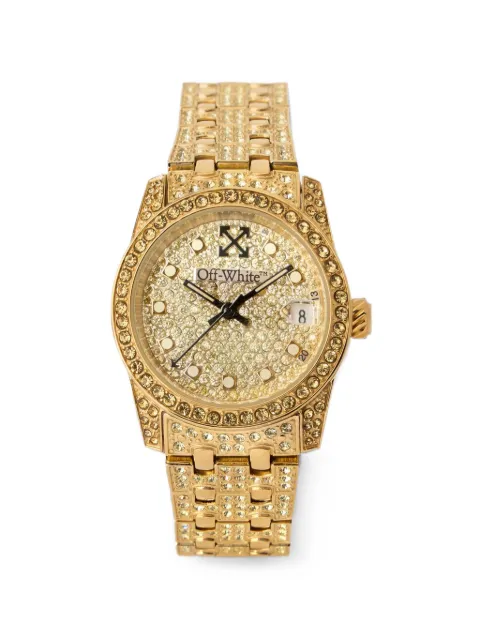 Off-White Discreet pavé 32mm watch